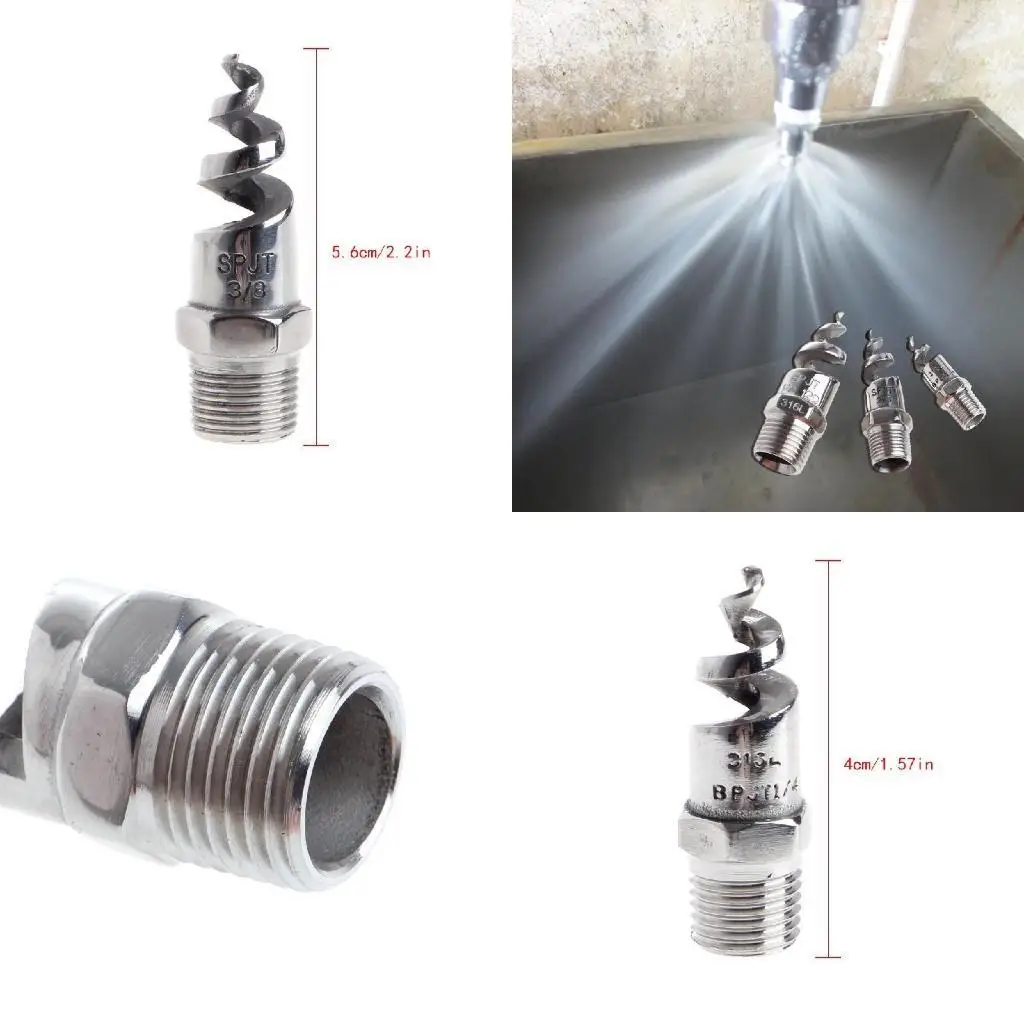 

E8BD 1/4" Stainless Steel Cone Atomization Nozzle Sprinkler Heads
