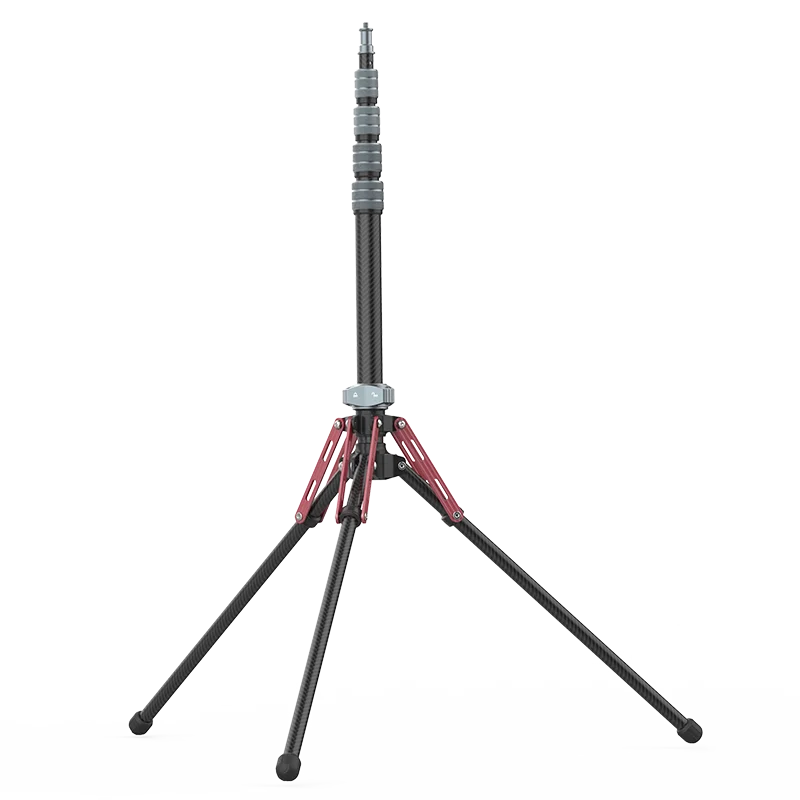 Ulanzi MT-49 1.9M Koolstofvezel Verlichting Stand Draagbare Statief Fotografie Licht Stand voor LED Licht Flash Softbox Reizen Monopod