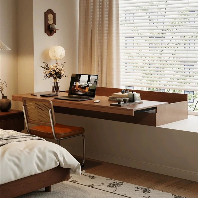 Nordic Bay Window Solid Wood Desk Modern Design Bedroom Computer Desk with Drawers Study Home Furniture Meubles De Bureau FYFD