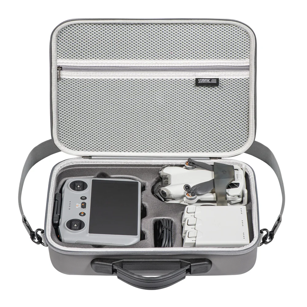 For DJI Mini 4 Pro Portable Bag RC2 Remote Control Strap Crossbody Hand Drone Camera Storage Durable Carrying Case Accessories