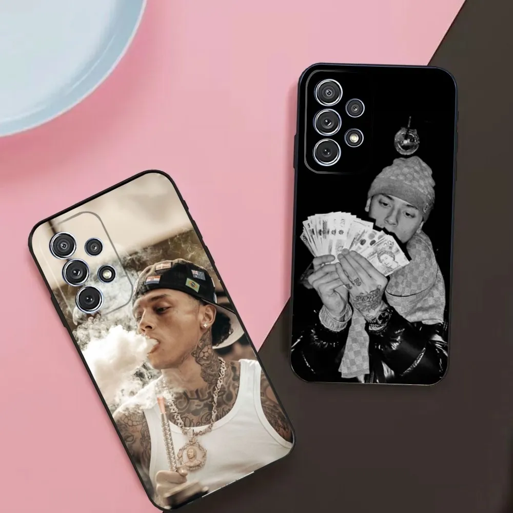 

Rapper Central Cee Phone Case For Samsung Galaxy A13,A21s,A22,A31,A32,A52,A53,A71,A80,A91 Soft Black Phone Cover