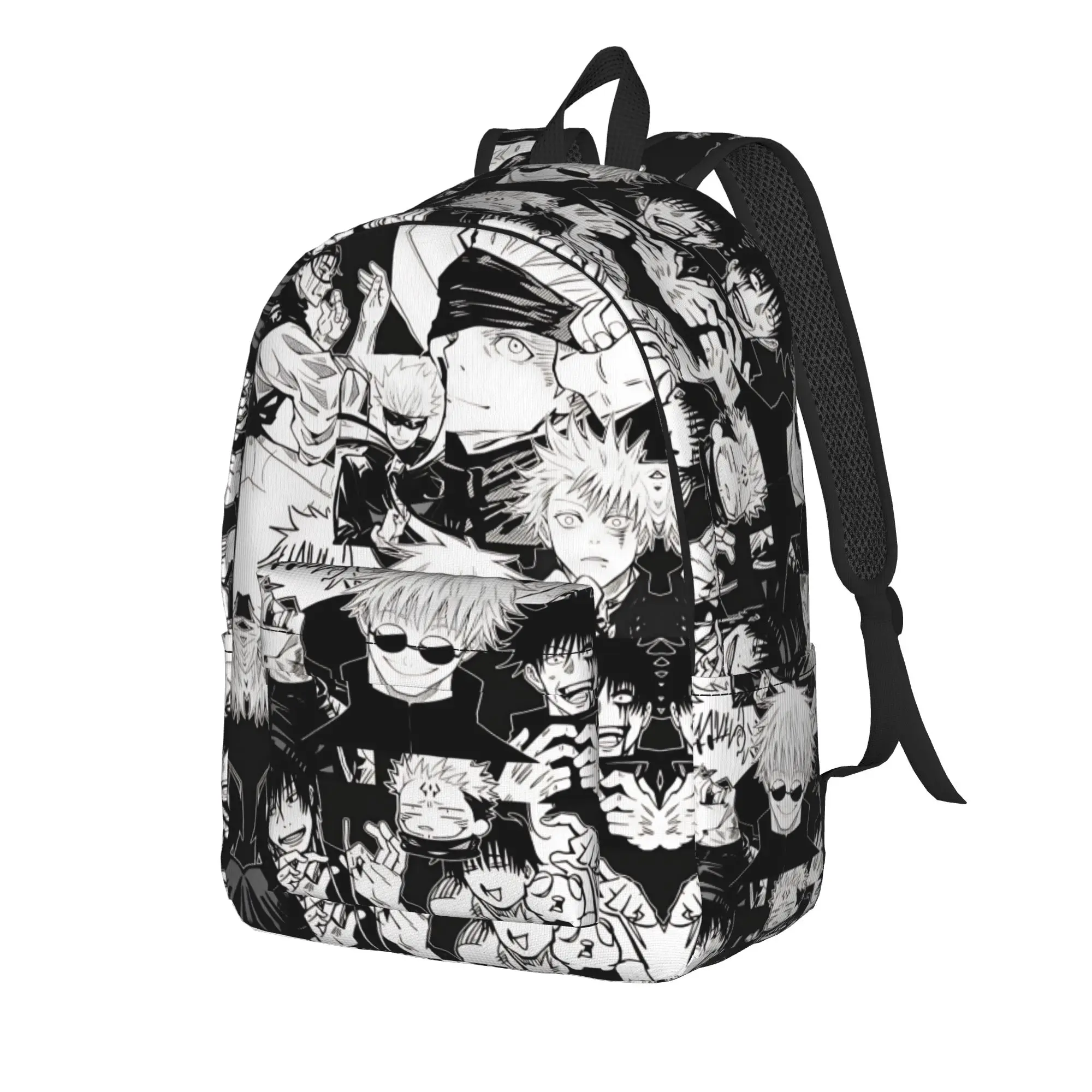 Anime Satoru Gojo Backpack Teen  Print Backpacks Polyester Casual High School Bags Workout High Quality Rucksack