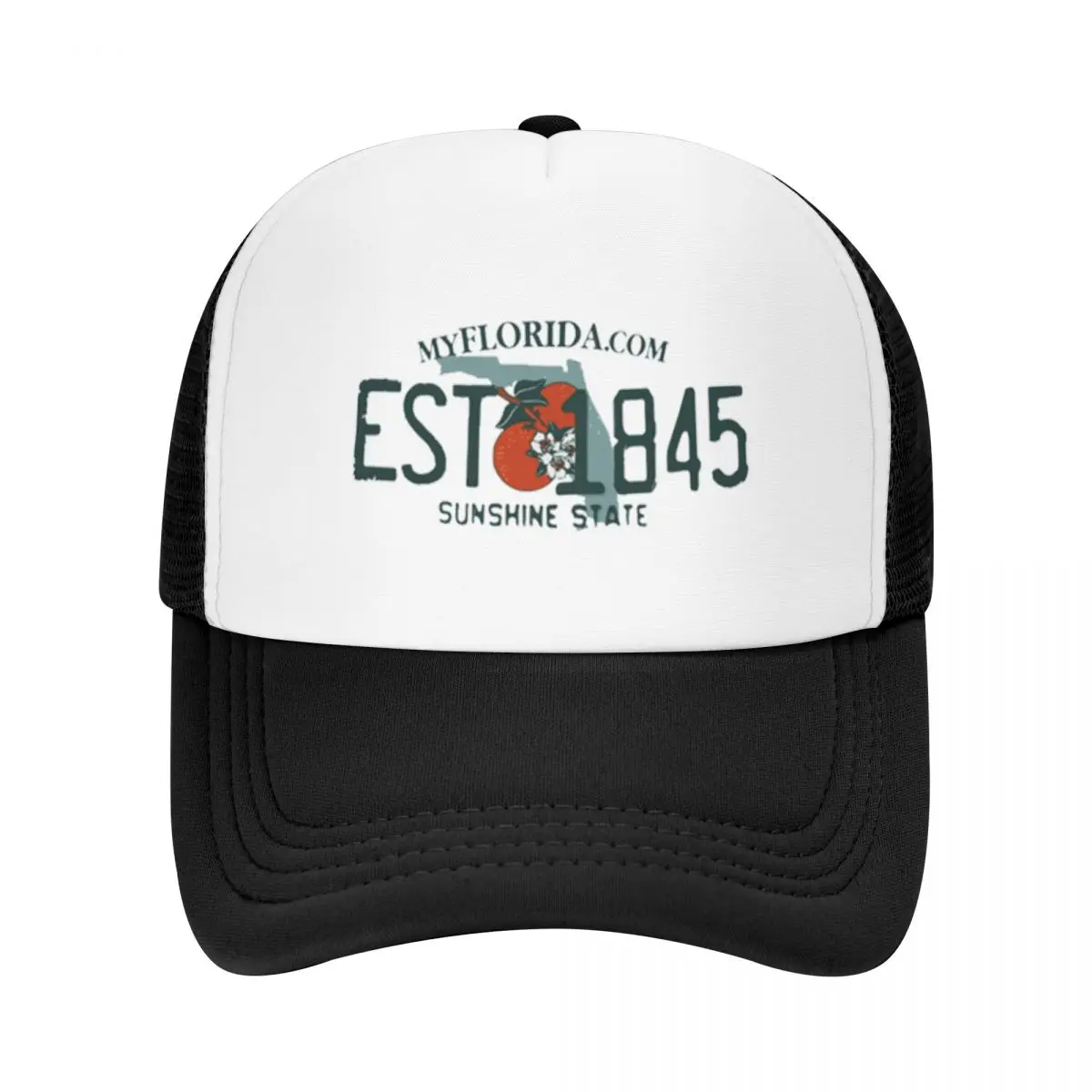 

Florida Est 1845 Sunshine State Adult Mesh Baseball Cap Womens High-end Peaked Caps Spring Summer Sun Hat