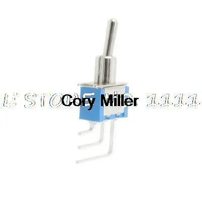 

4 шт. AC 250 В 3A 120 В 6A SPDT вкл-вкл 2-позиционный прямоугольный 3-контактный тумблер печатной платы