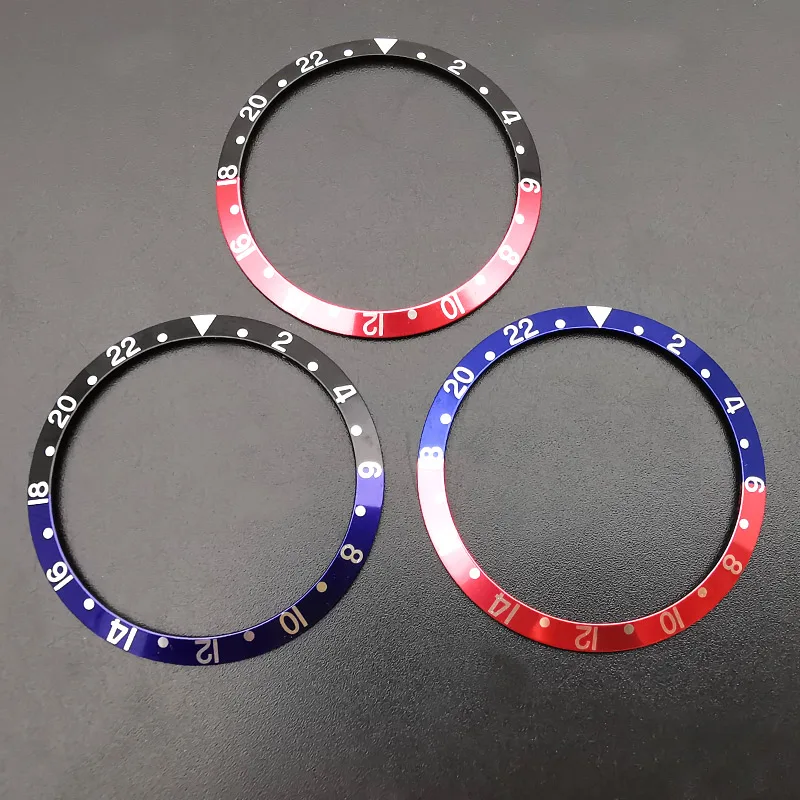 Алюминиевая рамка для часов 36,5 мм для винтажных запчастей часов GMT-Master