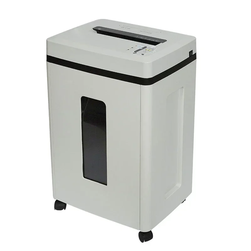 22L Electric Shredder Level 4 Secrecy Shredded Card Shredded Disc Mute Office Household Shredder 2*10mm Shredded Paper