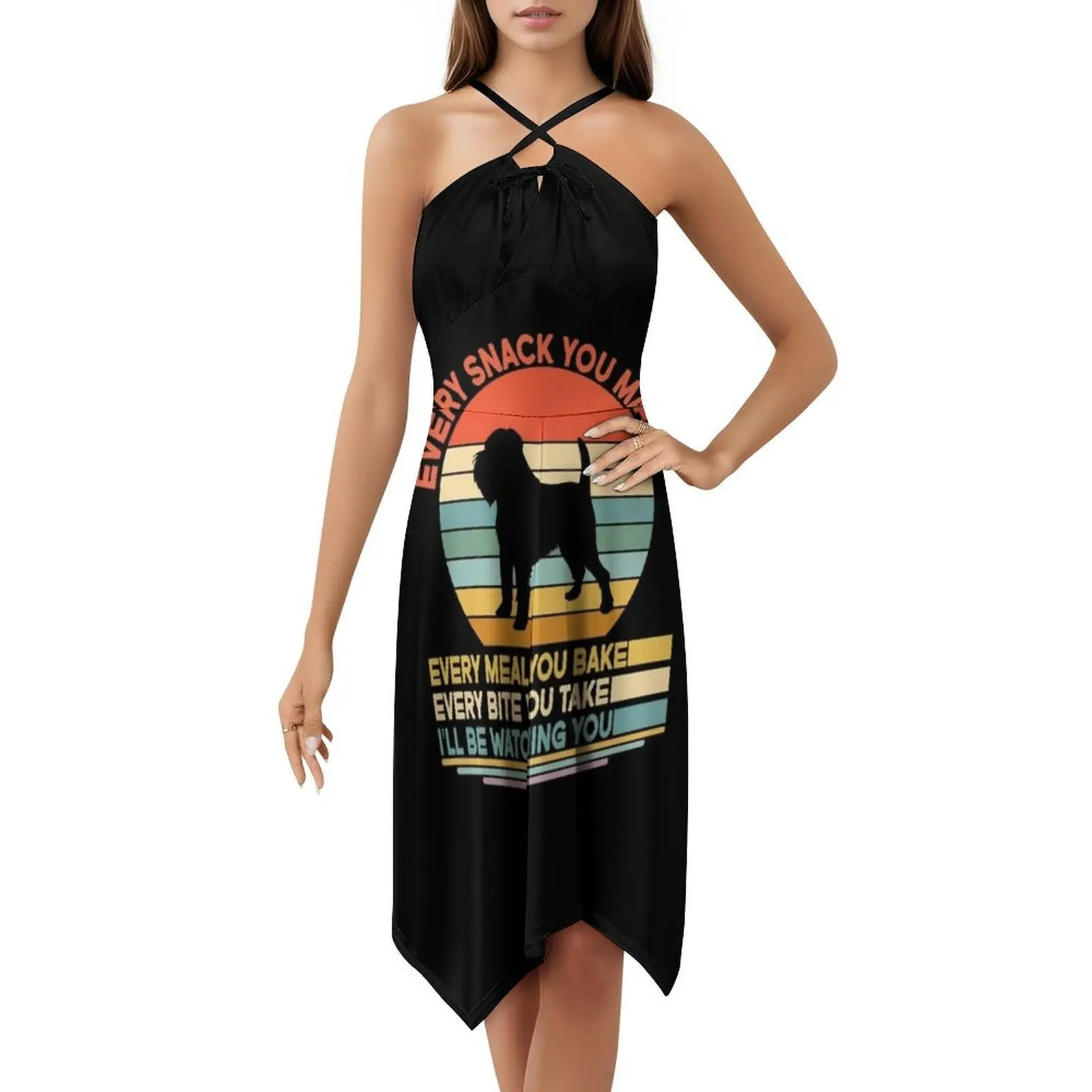 بروكسل غريفون كل وجبة خفيفة تجعل كل وجبة أنت فستان هيب هوب نسائي ملابس الشارع مطبوع عليه رسومات جرافيك ملابس الحفلات والنوادي بروكسل #5