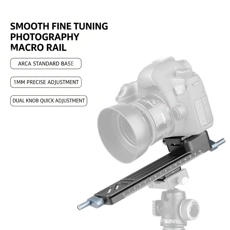 

Metal Camera Slider For DSLR Cameras With Precise Focusing And Smooth Damping Adjustment 896C