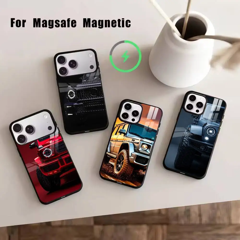

G-Wagen-car Phone Case For iPhone17,16,15,14,13,12,11 Plus,Pro Magnetic For Magsafe Wireless Charging