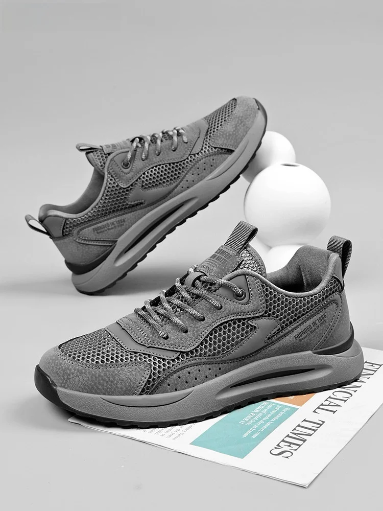 

Мужские кроссовки Aokang: дышащие, повседневные, спортивные, с прочной резиновой подошвой, удобные, из ткани