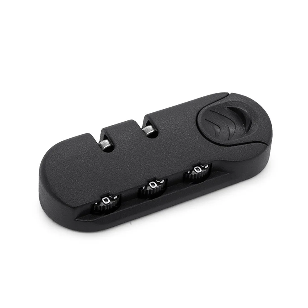 3-Digit Combination Padlock Accessories For Bags Lock Luggage Suitcase Travel Bag Code Lock Black Combination Iron Core Lock