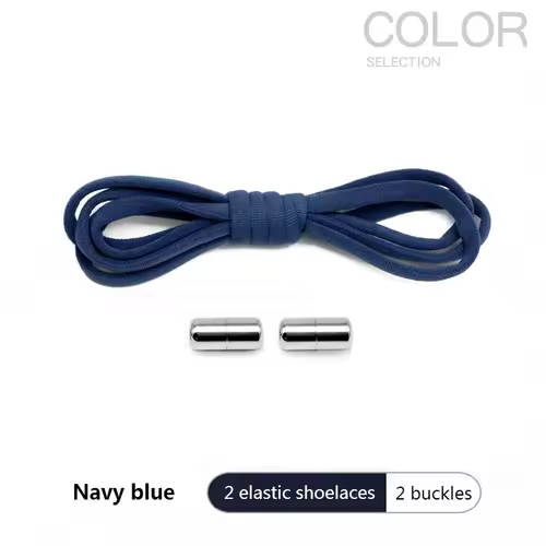 4Pcs/1Pair 100cm Elastic No Tie Shoelaces Metal Lock Shoe Laces For Kids Adult Sneakers Quick Shoelaces Semicircle Shoestrings - Image 7