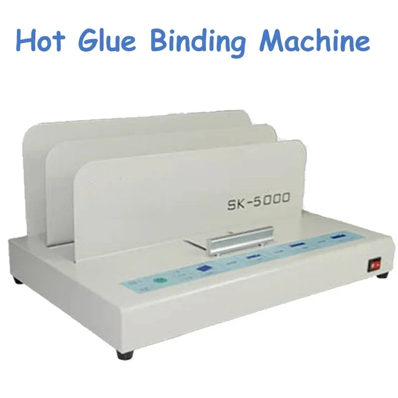 Hot glue binding machine desktop perfect paper thermal binder electric metal book maquina de encuadernar binder machine