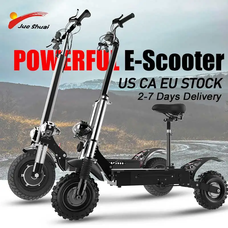 Powerful Adults Electric Scooer Max 6000W Dual Motors Up to 100 km Long Range E-scooter for Commuting USA EU Free DDP Delivery