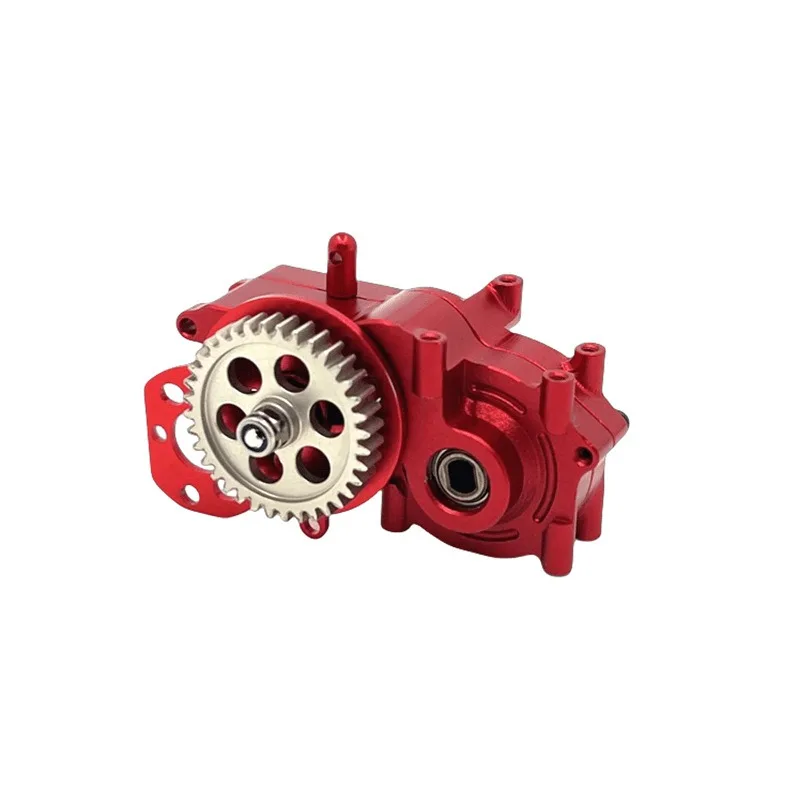 Boîte de vitesses de Transmission en métal pour Wltoys 244016, boîtier et ensemble d'engrenages 1/24 RC, pièces de mise à niveau de voiture, accessoires