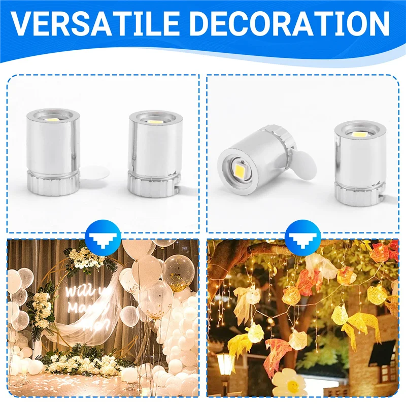 LICE-36Pcs Miniature Lights For Dollhouse,Miniature LED Lights For Handcraft,Mini Spot Lights Battery Operated(Warm White)