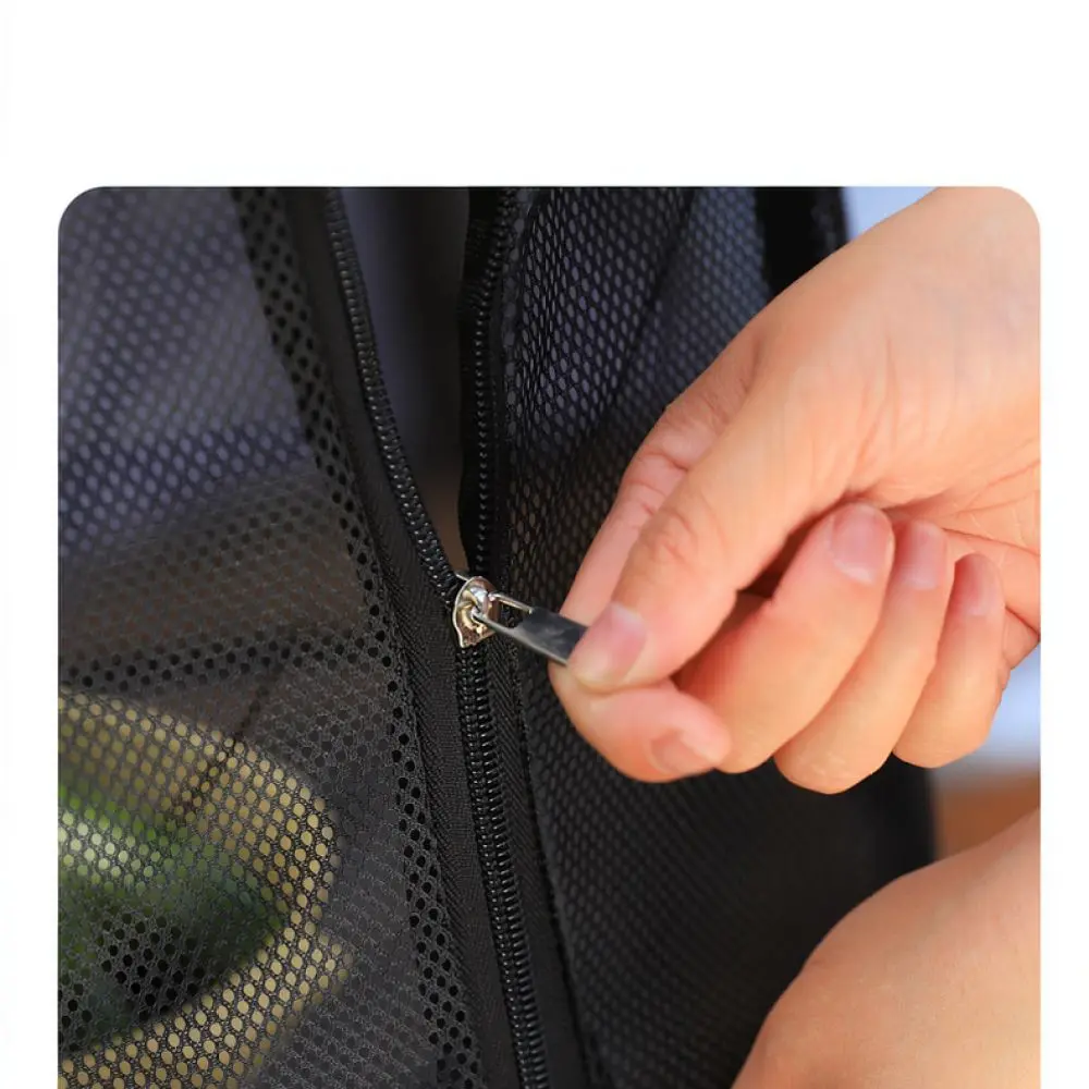 Collapsible Outdoor Camping Hanging Storage Mesh Three Layer Nylon Drying Net Picnic Tableware Food Fruit Dryer Organizer