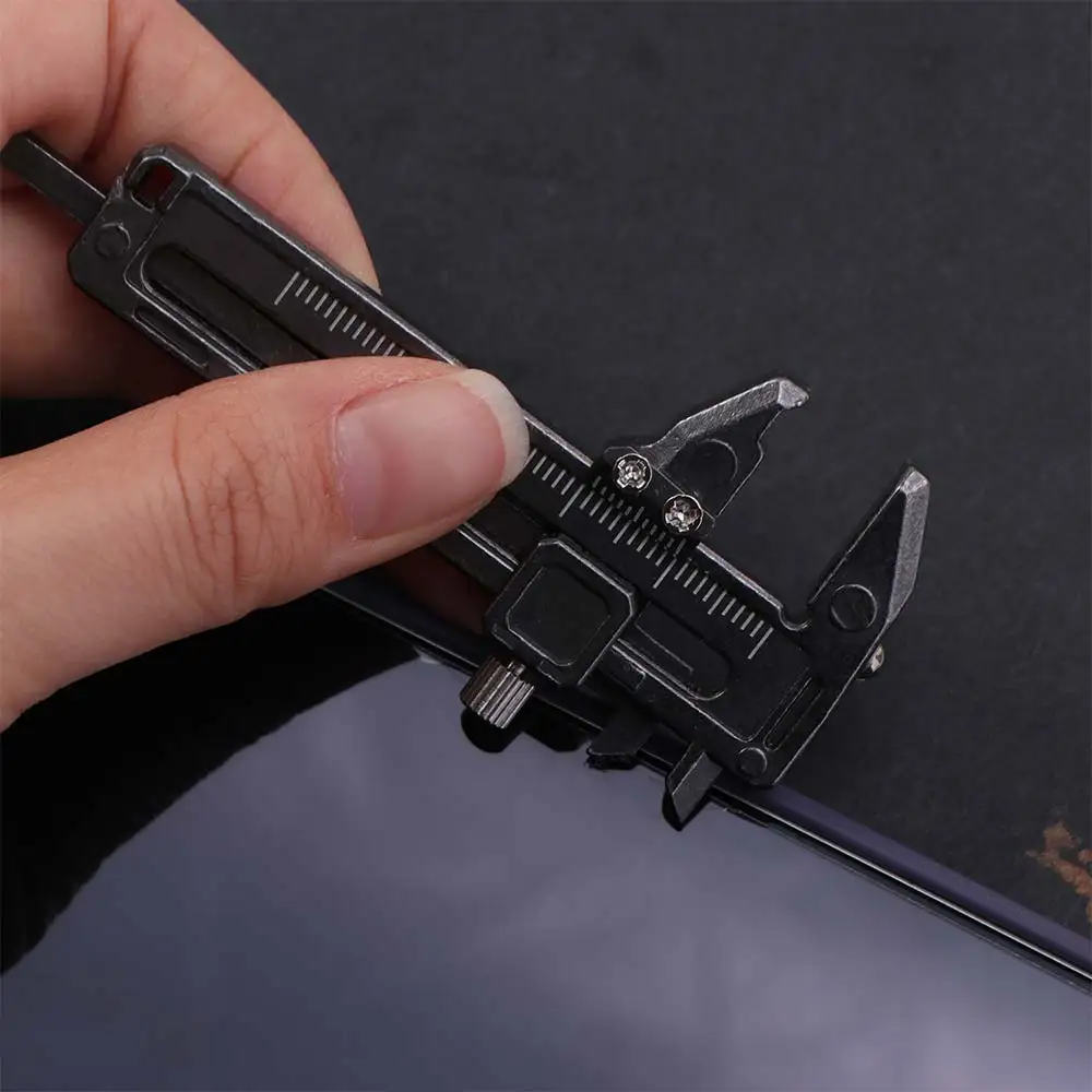 High Accuracy Mini Vernier Caliper Portable Design with Hanging Hole Portable Depth Ruler Multi-functional Window Breaker