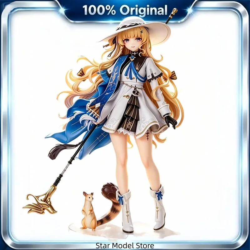 Wuthering Waves Phoebe Figure - Spectro Resonator 26cm Sexy Movable PVC Model With Chobi Pet & Golden Staff Statue Collectible