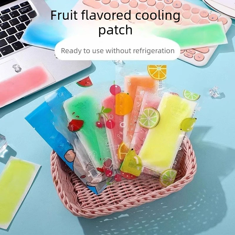 Summer Cooling Gel Patches Medical-Grade Cold Compress Heat Relief Physical Sunstroke Prevention for Phones