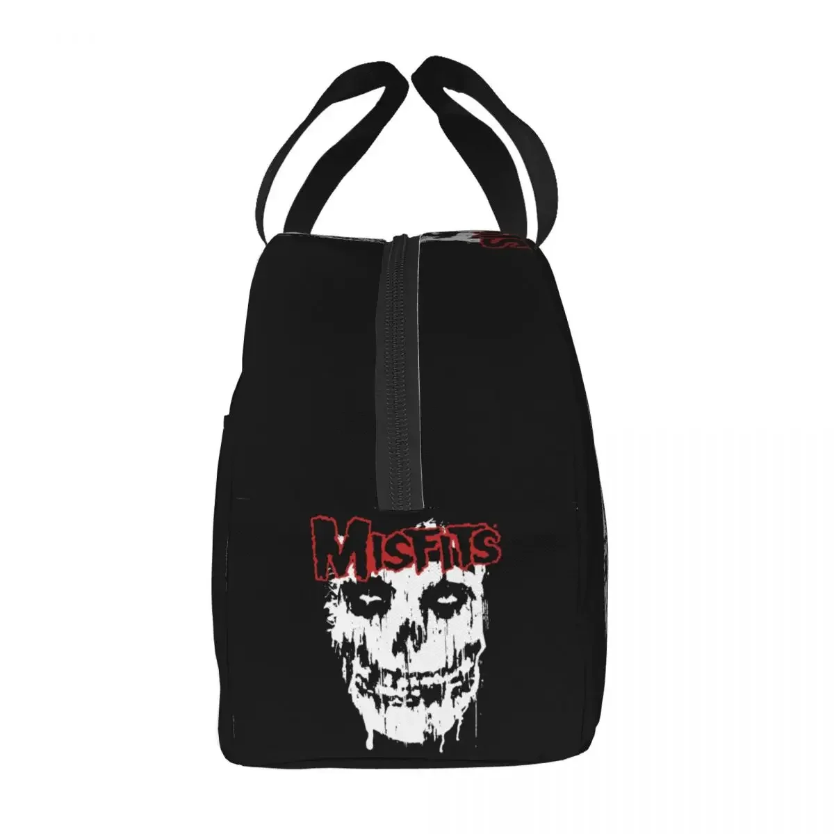 Custom Misfits Rock Punk Lunch Bag Women Thermal Cooler Insulated Lunch Box for Children School