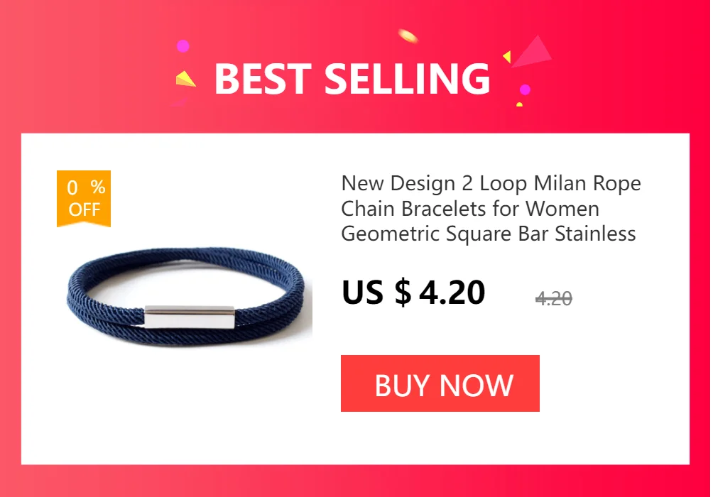 VOQ New Magnetic Clasp Bracelet Bangle Lucky Red String Bracelets for Couple Valentine's Day Romantic Jewelry Gift Wholesale