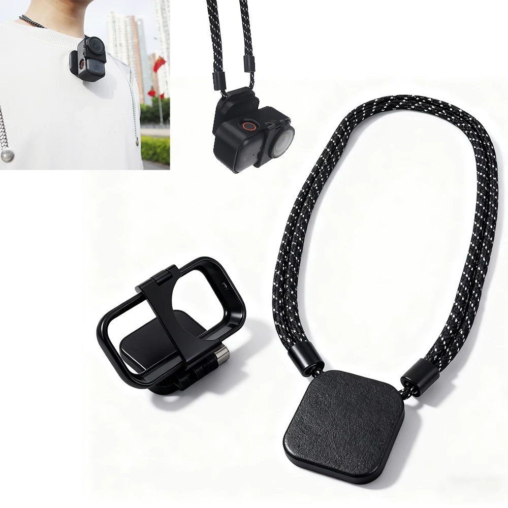 

Magnet Pendant for DJI Osmo Nano, Hand Free Neck Mount Holder with Quick Release Neck Strap Lanyard for Nano Camera Accessories