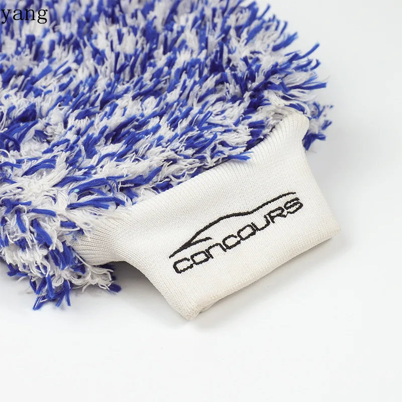 LMM car cleaning, microfiber car wash plush gloves