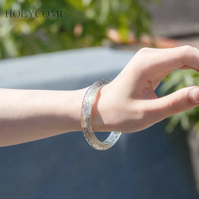 100% Moissanit-Diamant-Armband, Geschenk für Heiratsantrag, Verlobung, Hochzeit, Jahrestag, Luxuriöser Hochqualitativer Selten-Schmuck, Maßgefertigte Größe – Detail 7
