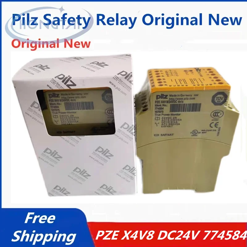 

Free Shipping PZE X4V8 DC24V 774584 PILZ Safety Relay Module Original New Hot Sale