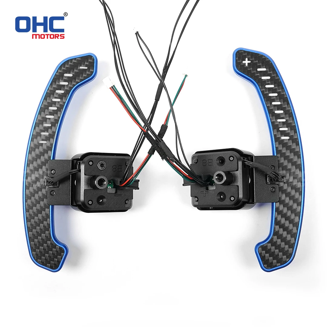 OHC For Audi C8 A6 A7 S6 S7 RS6 RS7 LED Magnetic Steering Wheel Paddle Shifters Various Colors