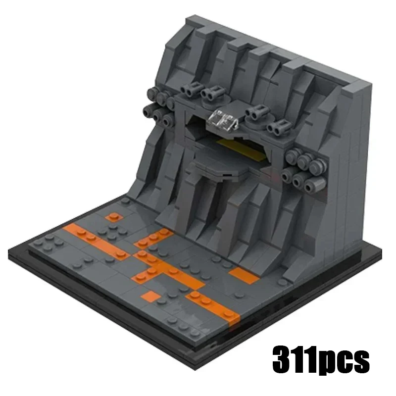 

Боевая база и звезда лавы, река, киномодель Moc, строительные кирпичи, технологические модульные блоки, подарки, рождественские игрушки, наборы «сделай сам», сборка