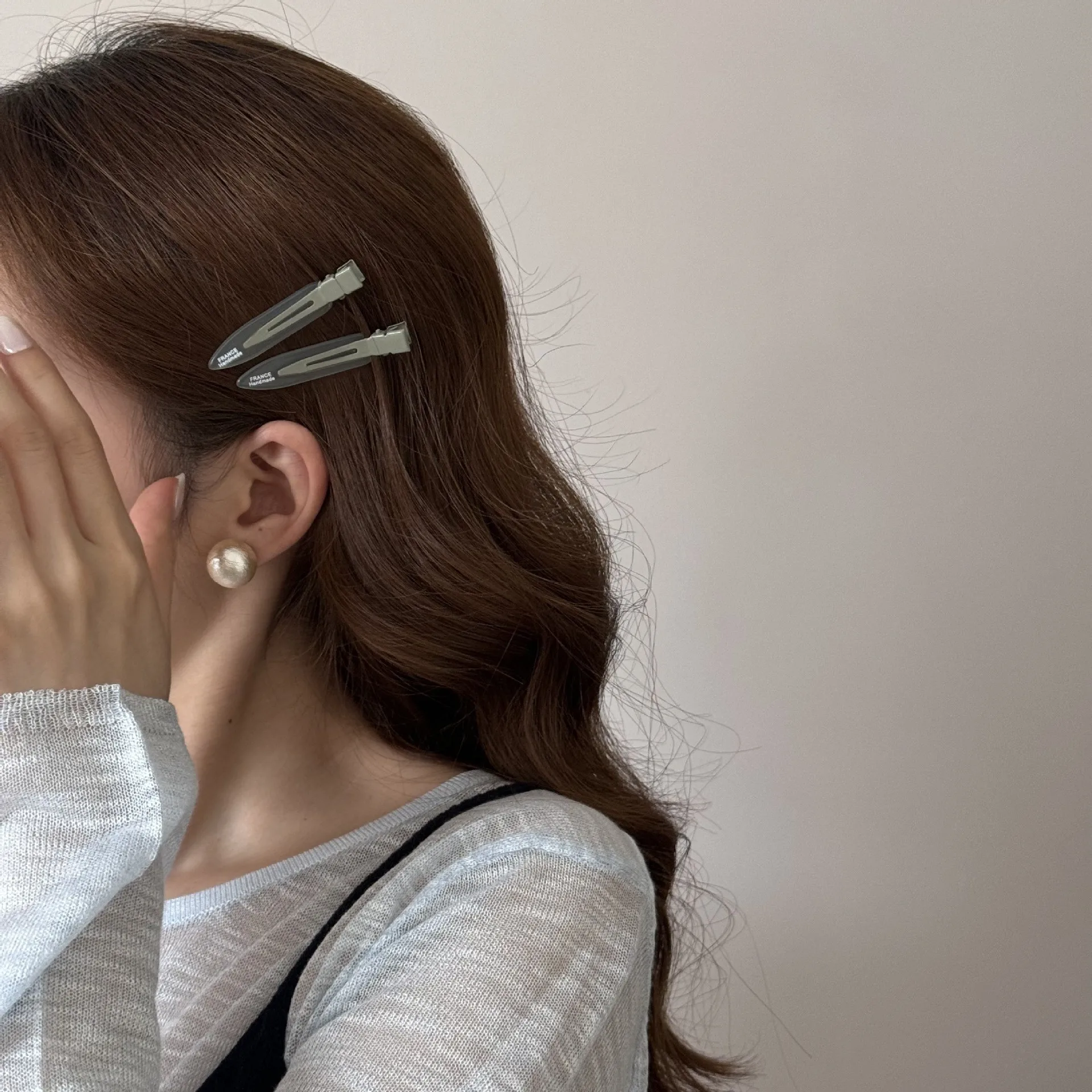 กิ๊บติดผมอะซิเตท 2 ชิ้น กิ๊บหน - Women Accessories Online บทวิจารณ์และราคา