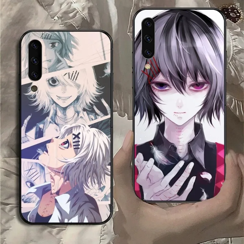 Tokyo Ghoul Juuzou Mobile Phone Case for Samsung Note 9 10 20 Plus Pro Ultra J6 J5 J7 J8 Black Soft Phone Cover Funda