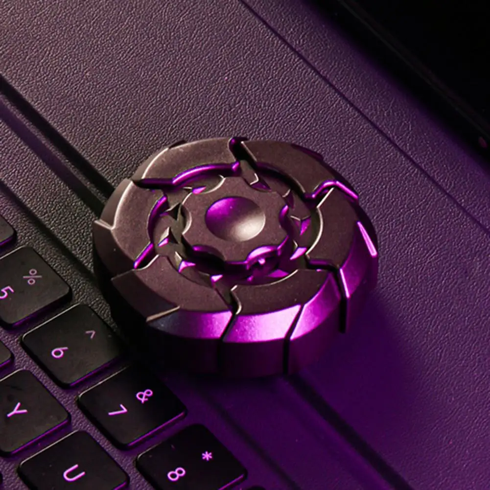 Fidget Spinner für Erwachsene, leuchtender magnetischer Fidget Spinner zur Stressabbau, Angst, Lernspielzeug für Kinder, Teenager, Erwachsene, tragbar