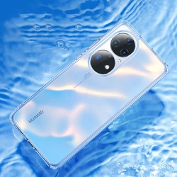 Transparent Thin Phone Case for Huawei P50 Pro P50E Soft Clear High Qualtiy Silicone Original Back Covers HuaweiP50 P50Pro Funda