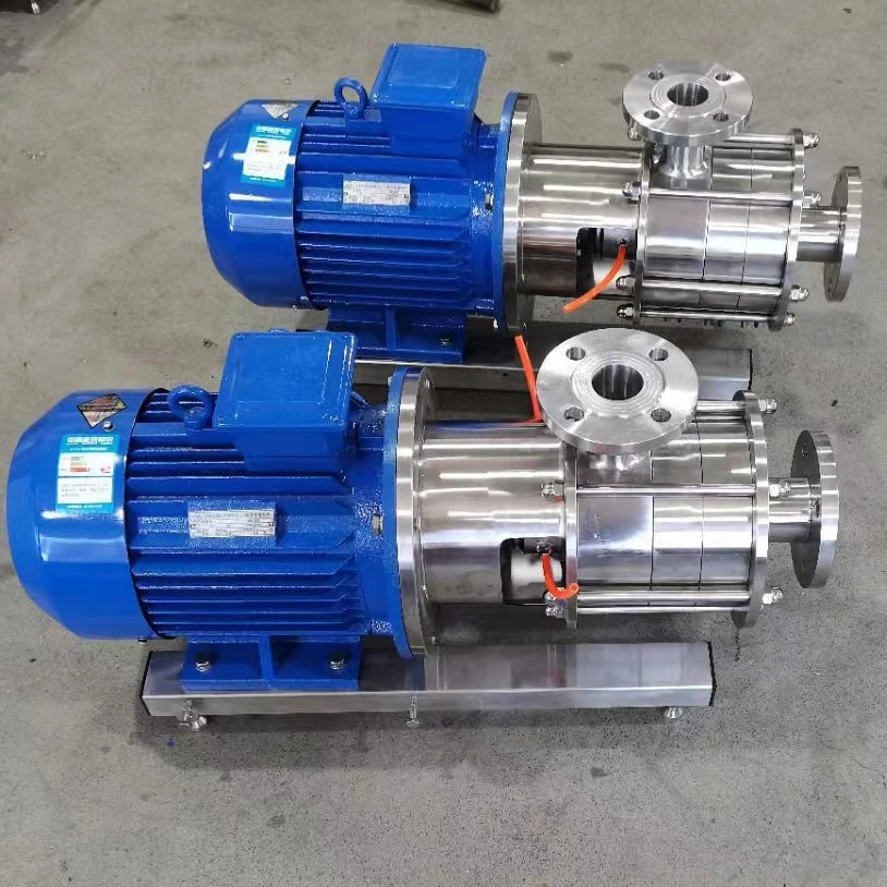

3 Stage Inline High Shear Emulsifier/mixer/homogenizer/pump for Food Grade