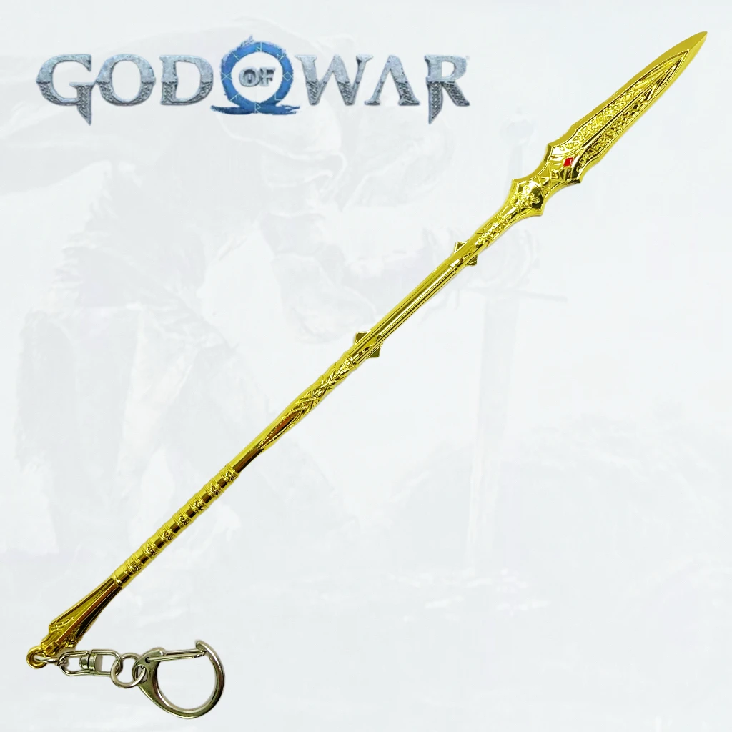 

8,5-дюймовый God of War Кратос Металлический Меч Катана Оригинальный Самурайский Японский Катана Сабля Ниндзя Нож Косплей Аксессуары Опора Игрушка