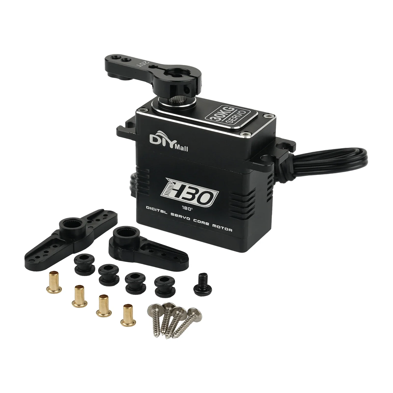 BLS-H30 30kg Brushless Digital Servo Steel Gears CNC Aluminum Shell Ball Bearings Programmable High Voltage For RC 1/8 1/10 1/12