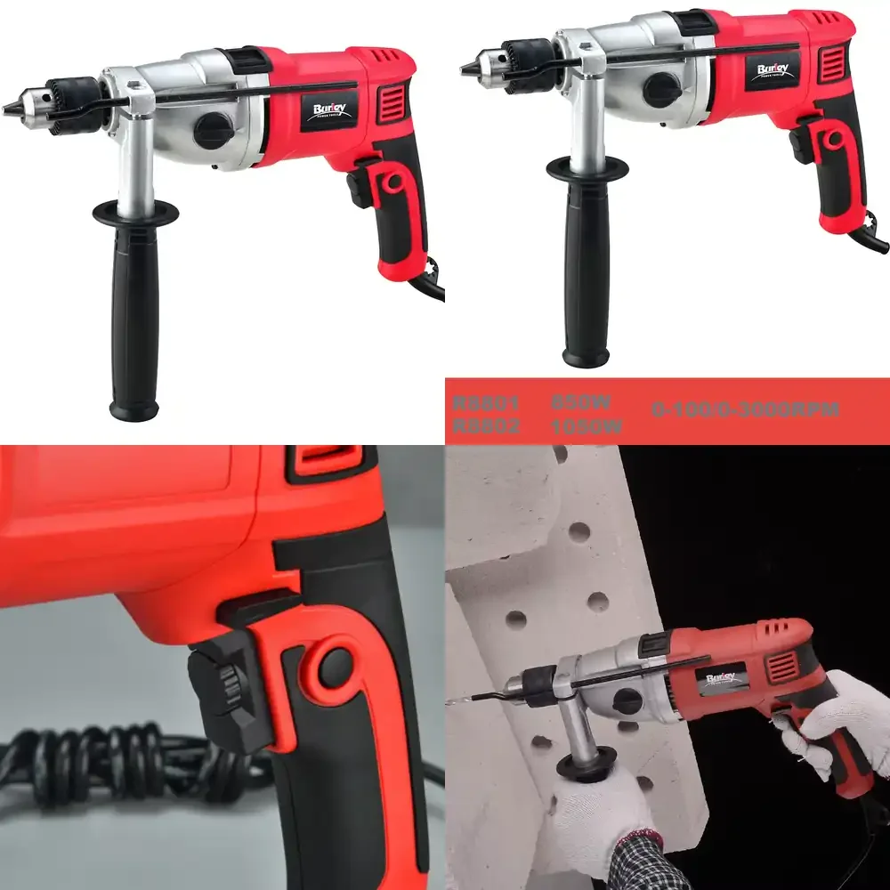 

Burley Industrial 1050W Electric Rotary Professional Heavy Impact Drill Hammer Drill