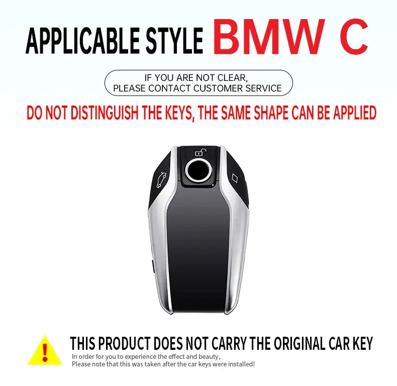 Zinc Alloy Car Key Case Cover For BMW 3 5 7 Series G11 G12 G30 G31 G32 G05 G07 X3 X4 X5 X6 X7 i8 Protector Keychain Accessories 3
