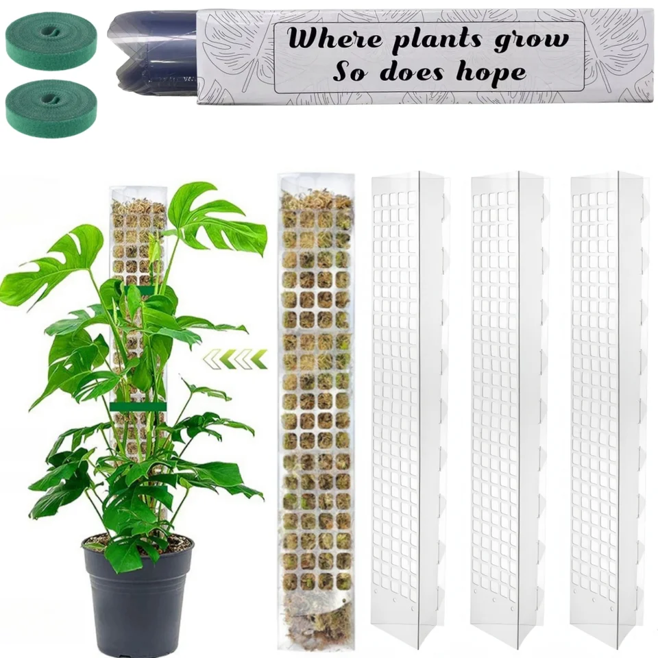 Moss Pole Plastic Plant Stand Indoor Climbing Plants Guardian