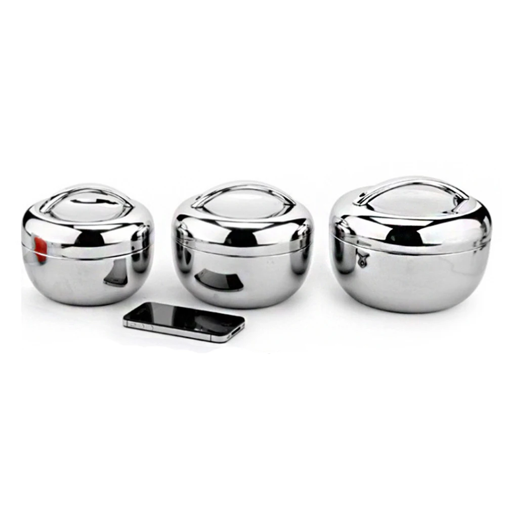 

1.0L Stainless Steel Lunch Box Thermal Insulated Food Container With Divider Heat Preservation For Office Workers
