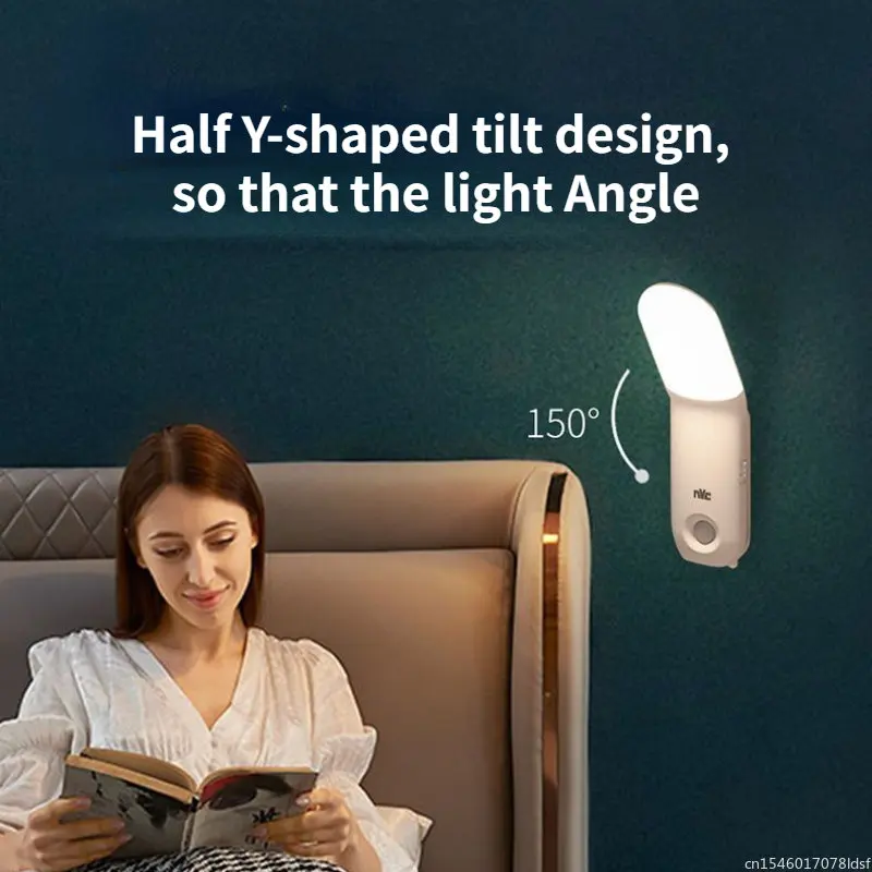 Youpin-Luz LED NVC con Sensor de movimiento para pasillo, luz nocturna de inducción magnética para mesita de noche, luces nocturnas de emergencia para armario