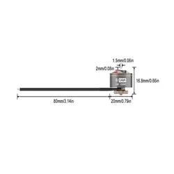 BETAFPV LAVA Series 1104 7200KV Brushless Motors 1.5mm Shaft 2218 3 Paddle Propeller For Pavo20 Pro Brushless Bwhoop Quadcopter