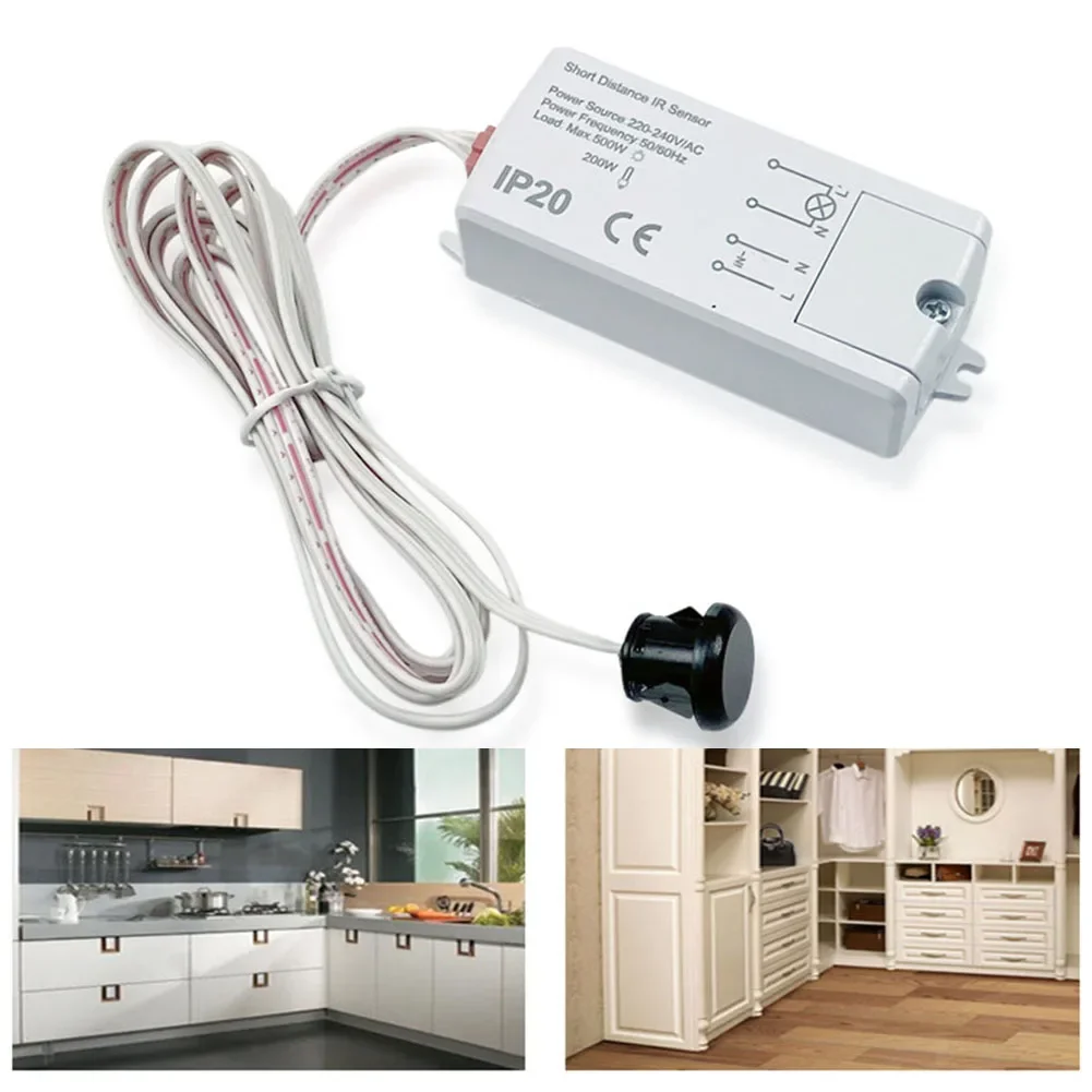 

1pc Infrared Touch Sensor Switch Home Office Lighting Sensor Switch For Household Electrical Systems Accessories