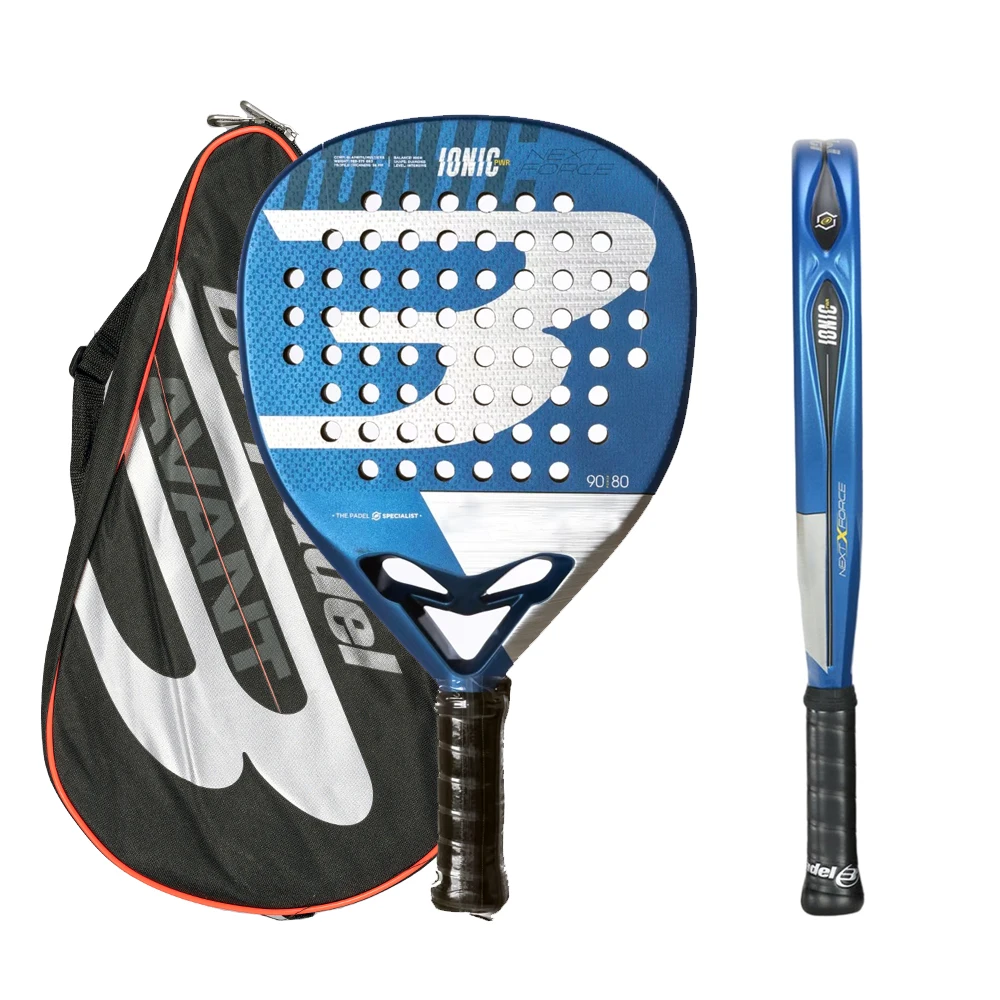 BULLPADEL Nova Raquete de Tênis Padel Profissional AXYM IONIC POWER Control CRABON Iniciante Masculino e Feminino PADEL RACKET