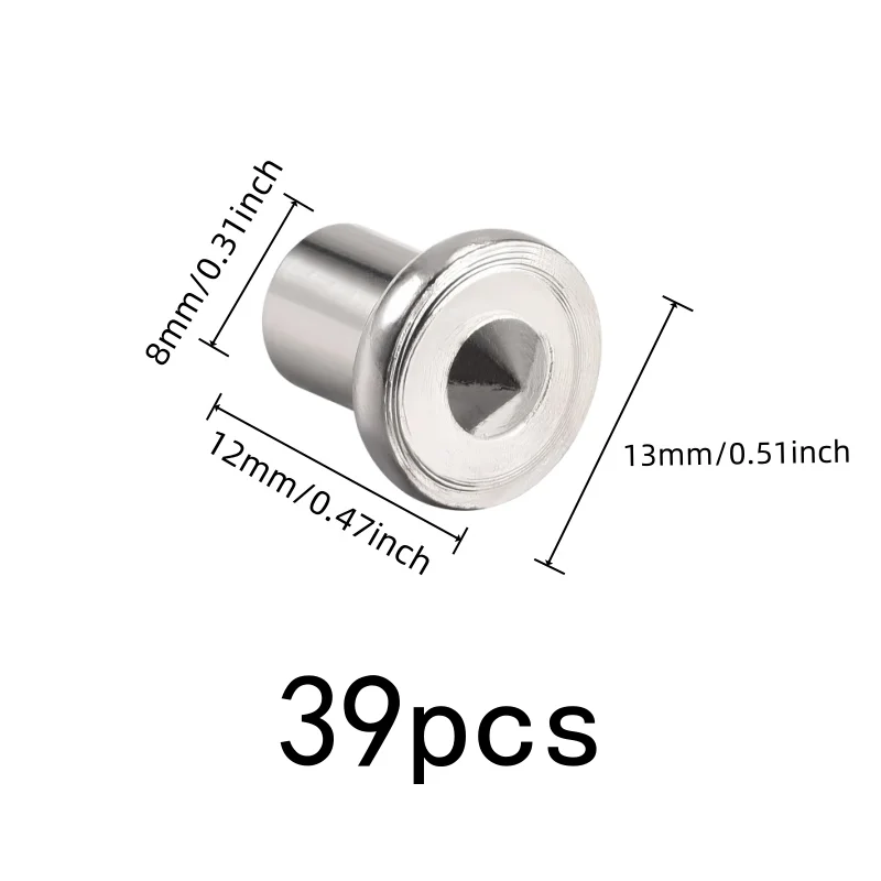 39 pcs 8mm Woodworking Alignment Pins, Precision Center Point, Cabinet Drilling Guide Woodworking Projects