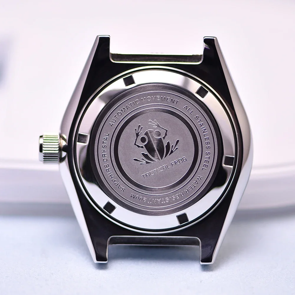 أجزاء ساعة HEIMDALLR 42 مللي متر من الفولاذ المقاوم للصدأ MM200 حافظة ساعة ياقوت زجاجي مضيء مناسب لحركة NH35/36 20Bar