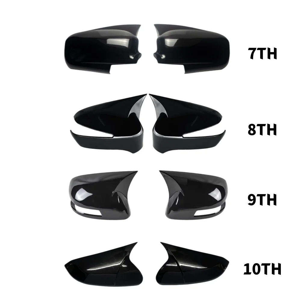 Pair Rearview Mirror Cover Side Mirror For Honda Civic 7th 8th 9th 10th 11th 2002-2026 Rear View Mirror Cover Trim Car Accessori